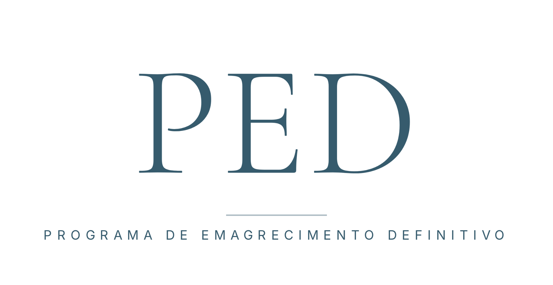 PED , Programa de Emagrecimento Definitivo